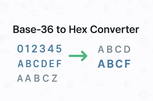base36 to hex base36 to hex