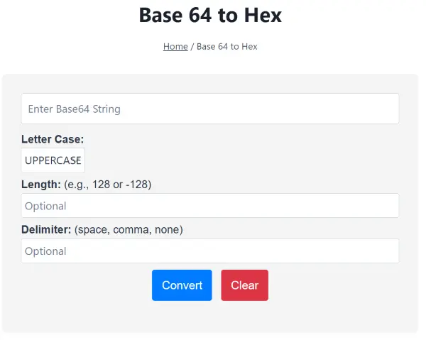 base64 to hex converter base64 to hex converter