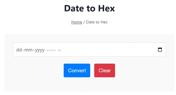 date to hex converter