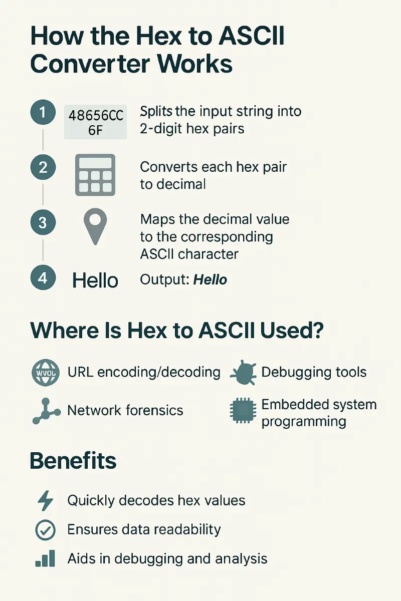 hex to ascii conversion example hex to ascii conversion example
