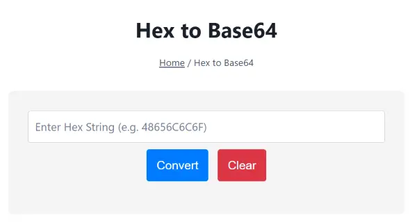 hex to base64 converter hex to base64 converter
