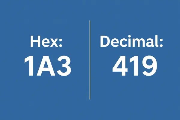 hex to decimal hex to decimal
