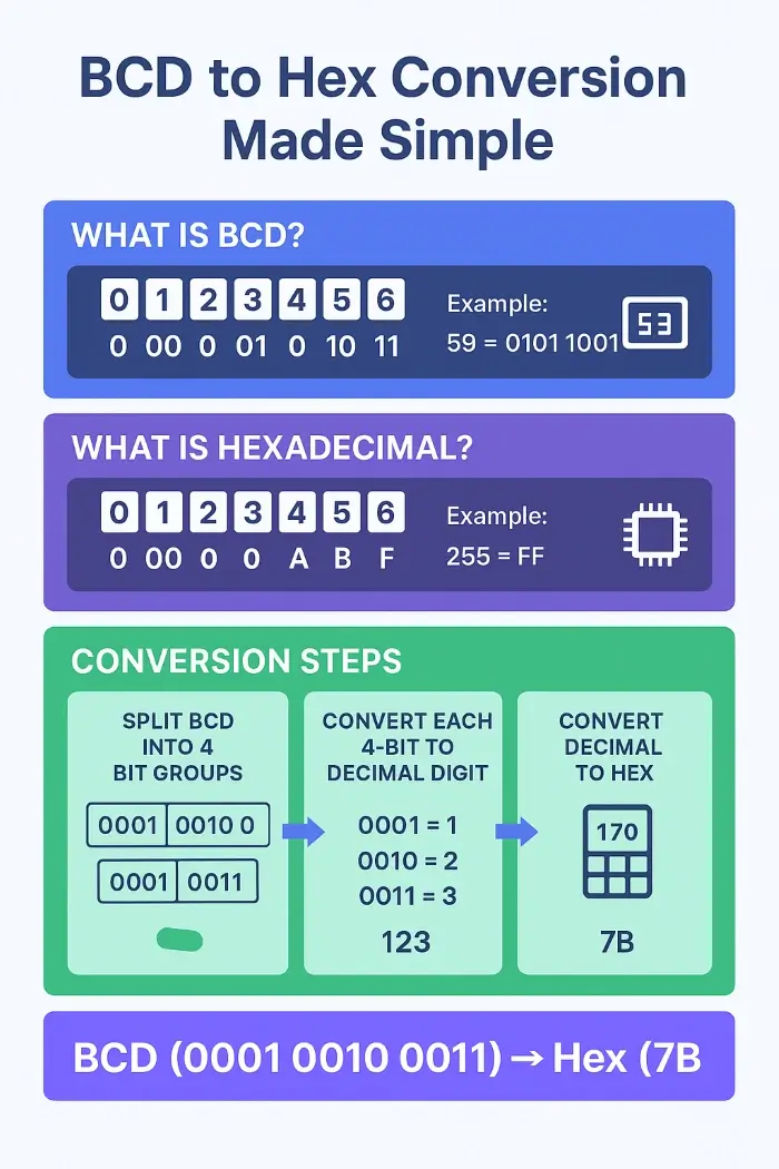 how does BCD to hex conversion work how does BCD to hex conversion work