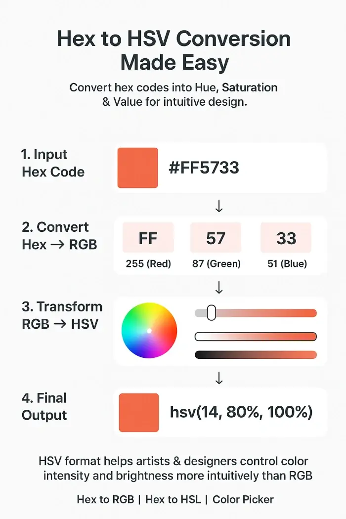 How Does Hex to HSV Converter Work