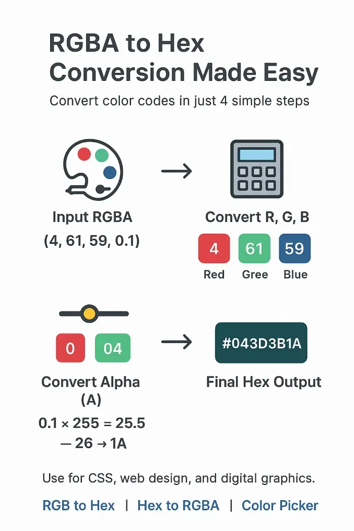 How Does RGBA to Hex Converter Work