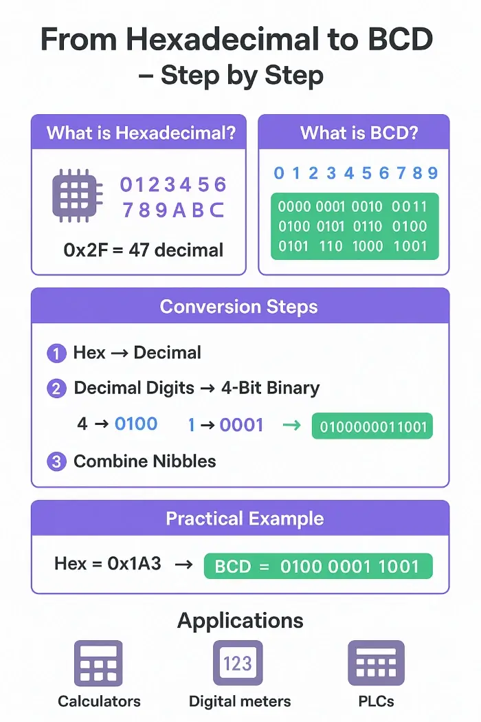 how hex to BCD conversion works how hex to BCD conversion works